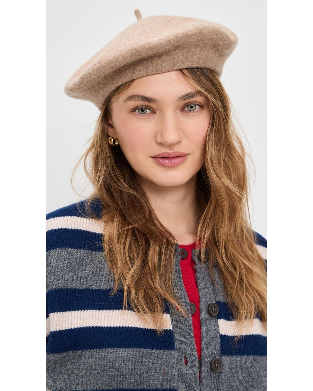 Hat Attack White Classic Beret