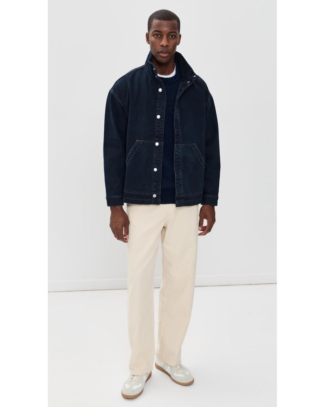 Warp & Weft Blue Cdmx Jacket for men