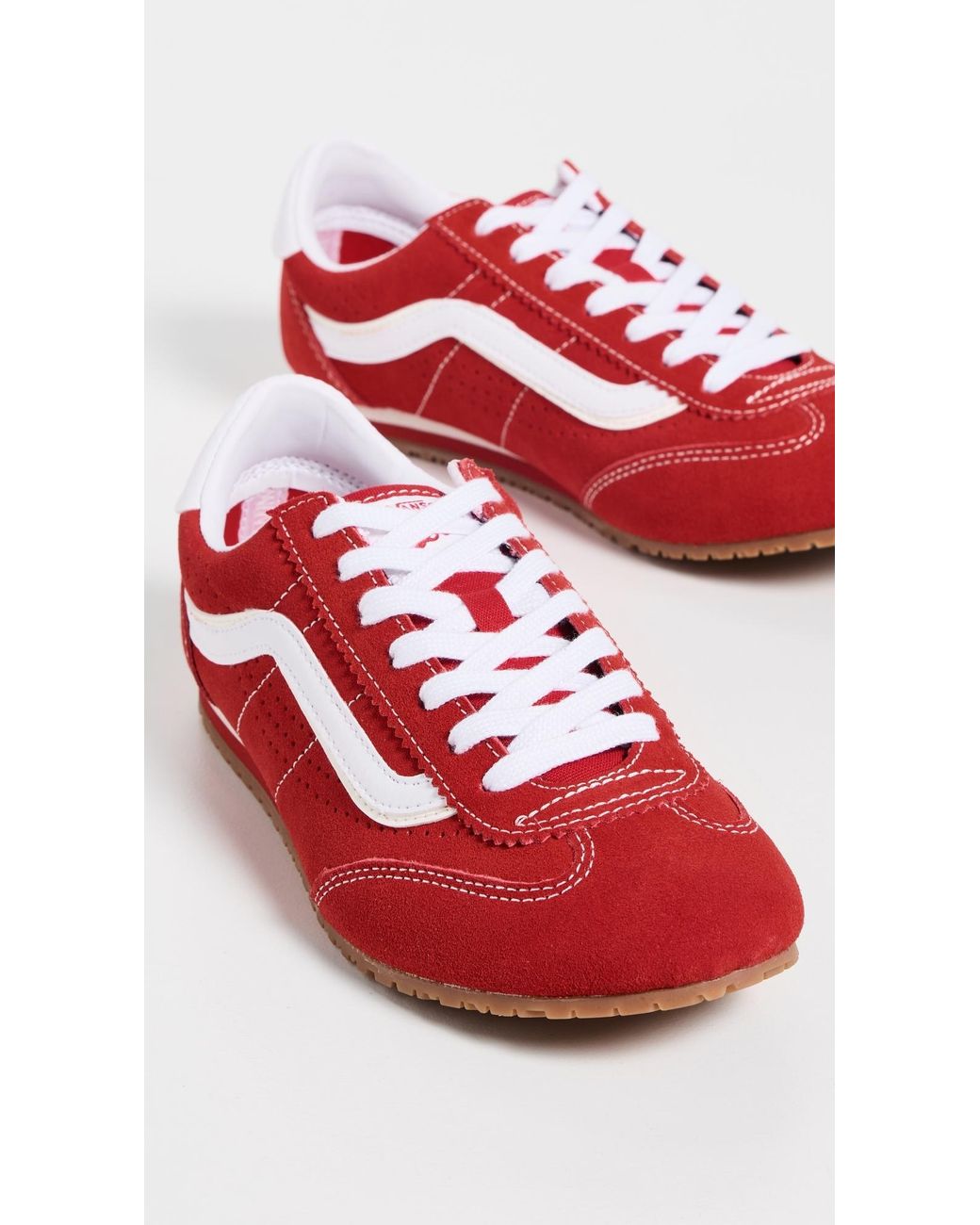 Vans Red Super Low Pro Sneakers
