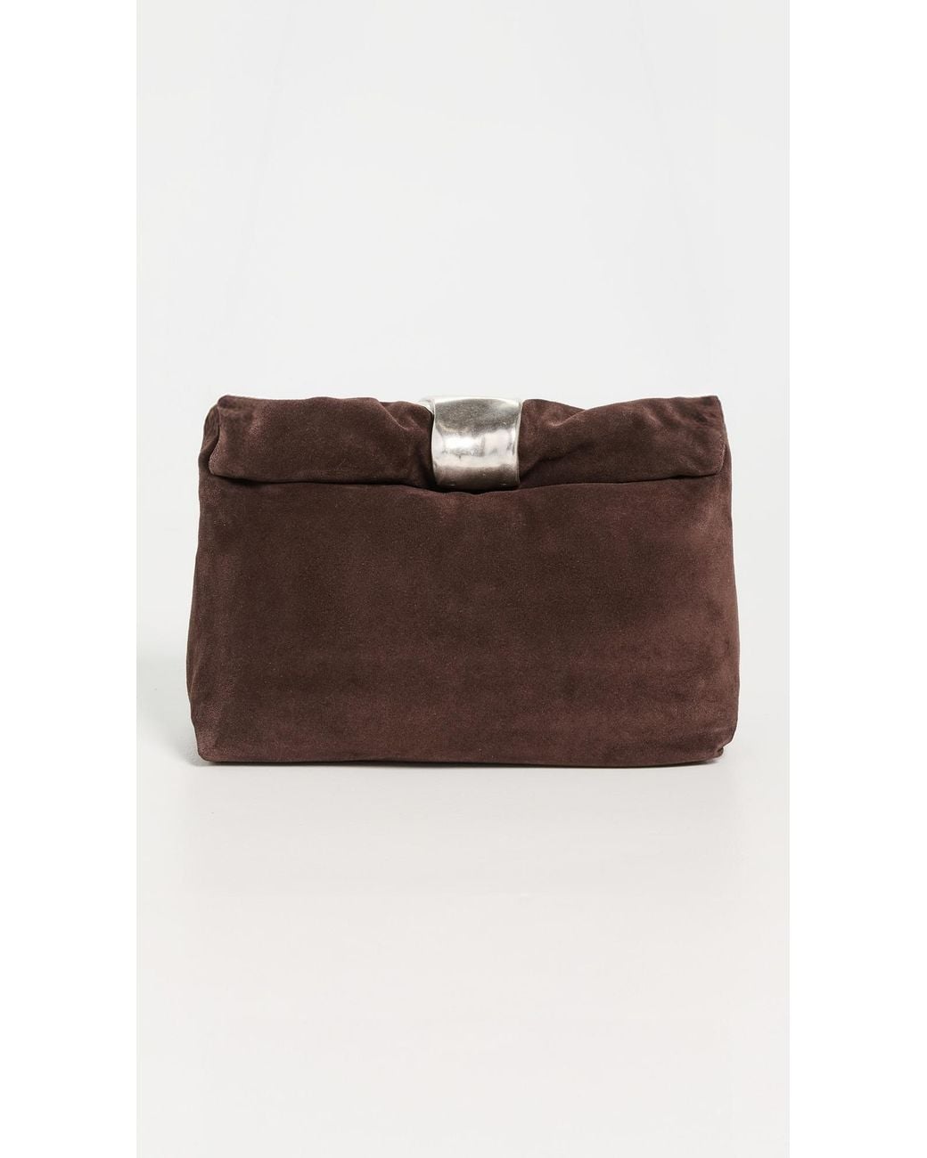 Staud Brown Cuff Clutch