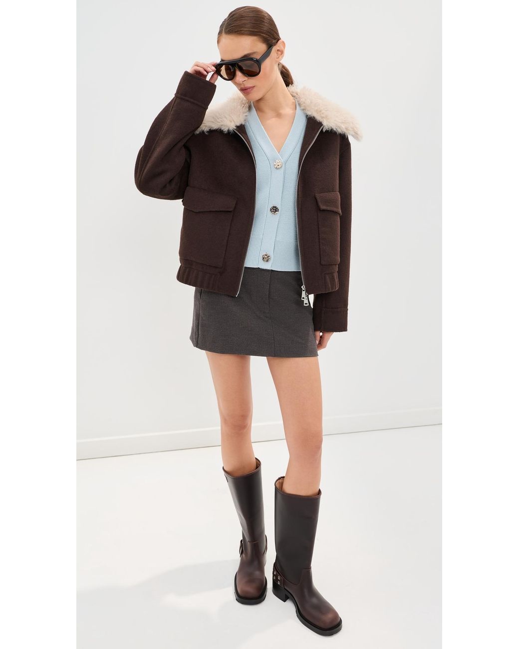 Le Bos Brown Spencer Jacket