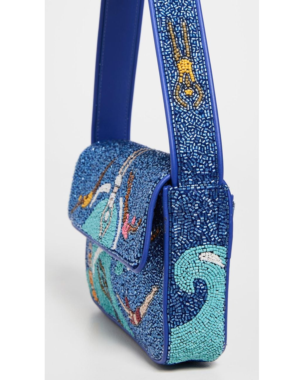 Staud Blue Tommy Bag