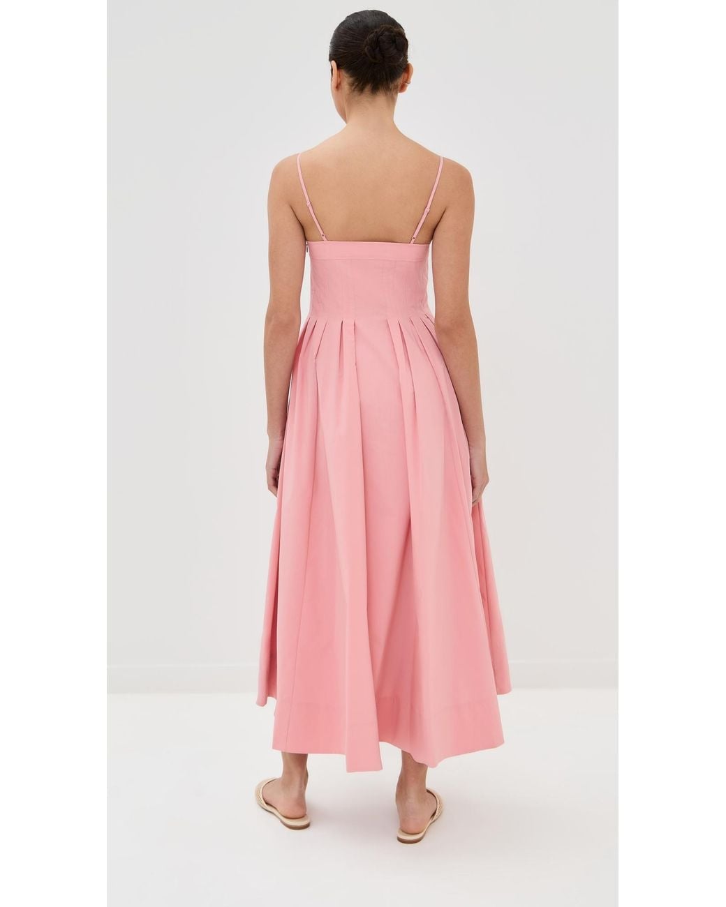 knee length dresses for ladies Kittiya Midi Dress - White