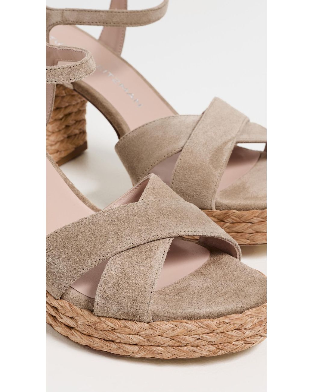 Stuart Weitzman Multicolor Dayna Platform Sandals