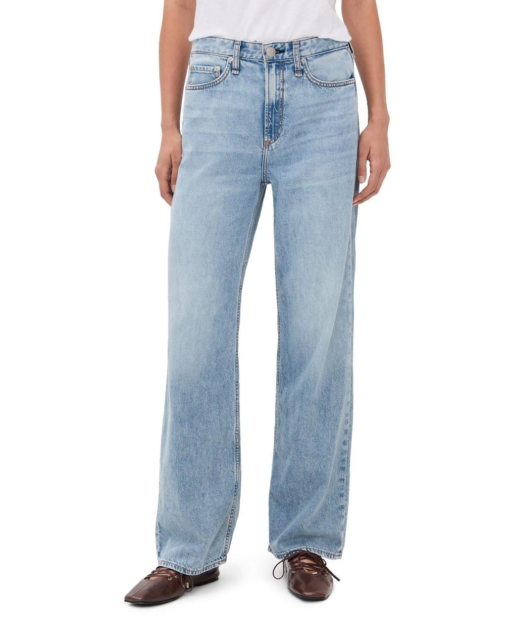 Rag & Bone Blue Featherweight Logan Jeans