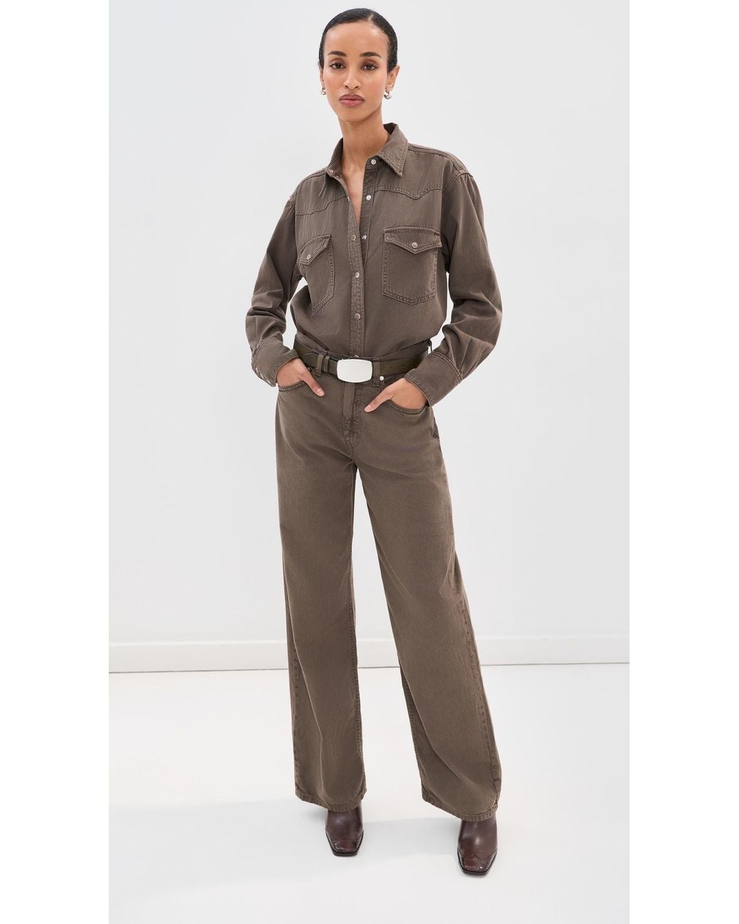 Twp Brown Yellowstone Top