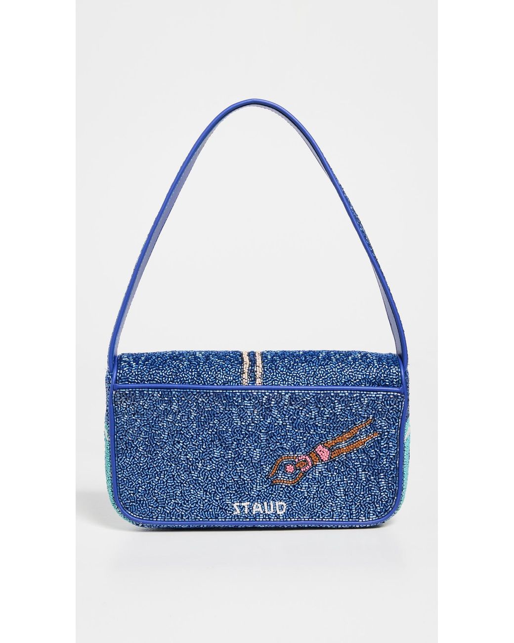 Staud Blue Tommy Bag