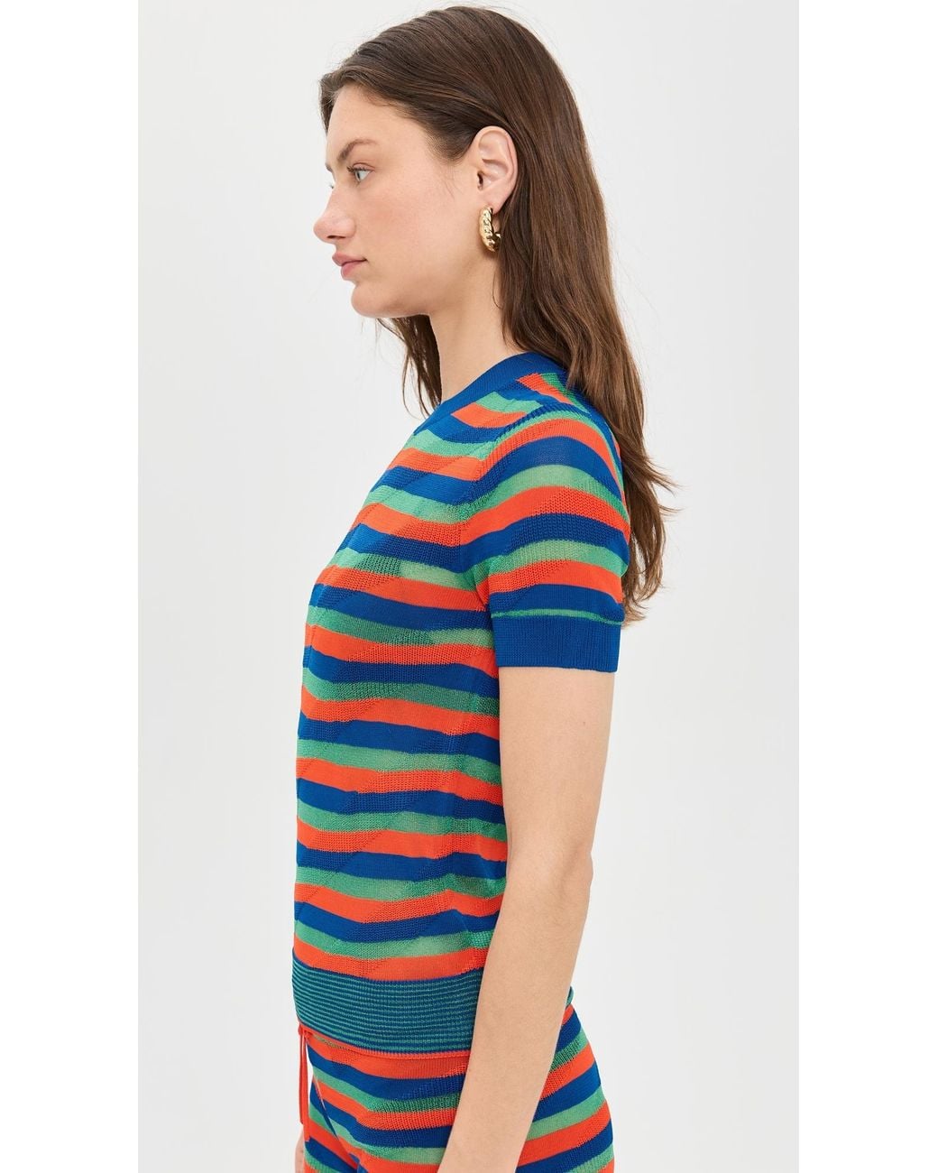 Staud Blue Nicholas Top