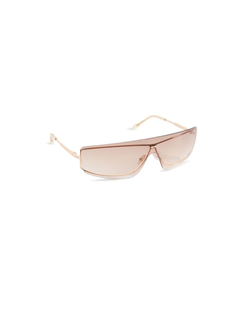 Isabel Marant Rimless Shield Sunglasses in Black | Lyst Canada display picture 1