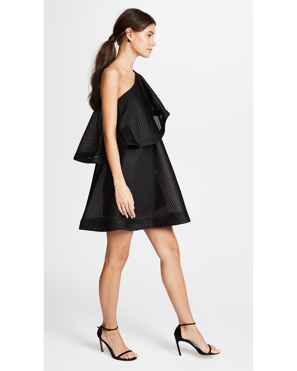 Halston heritage flounce dress on sale