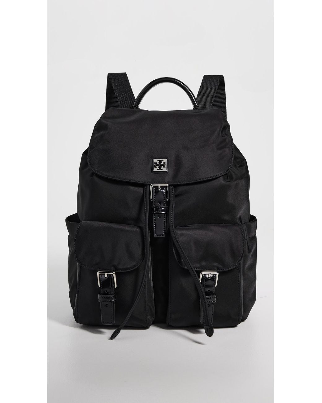 Tory Burch Black Virginia Backpack