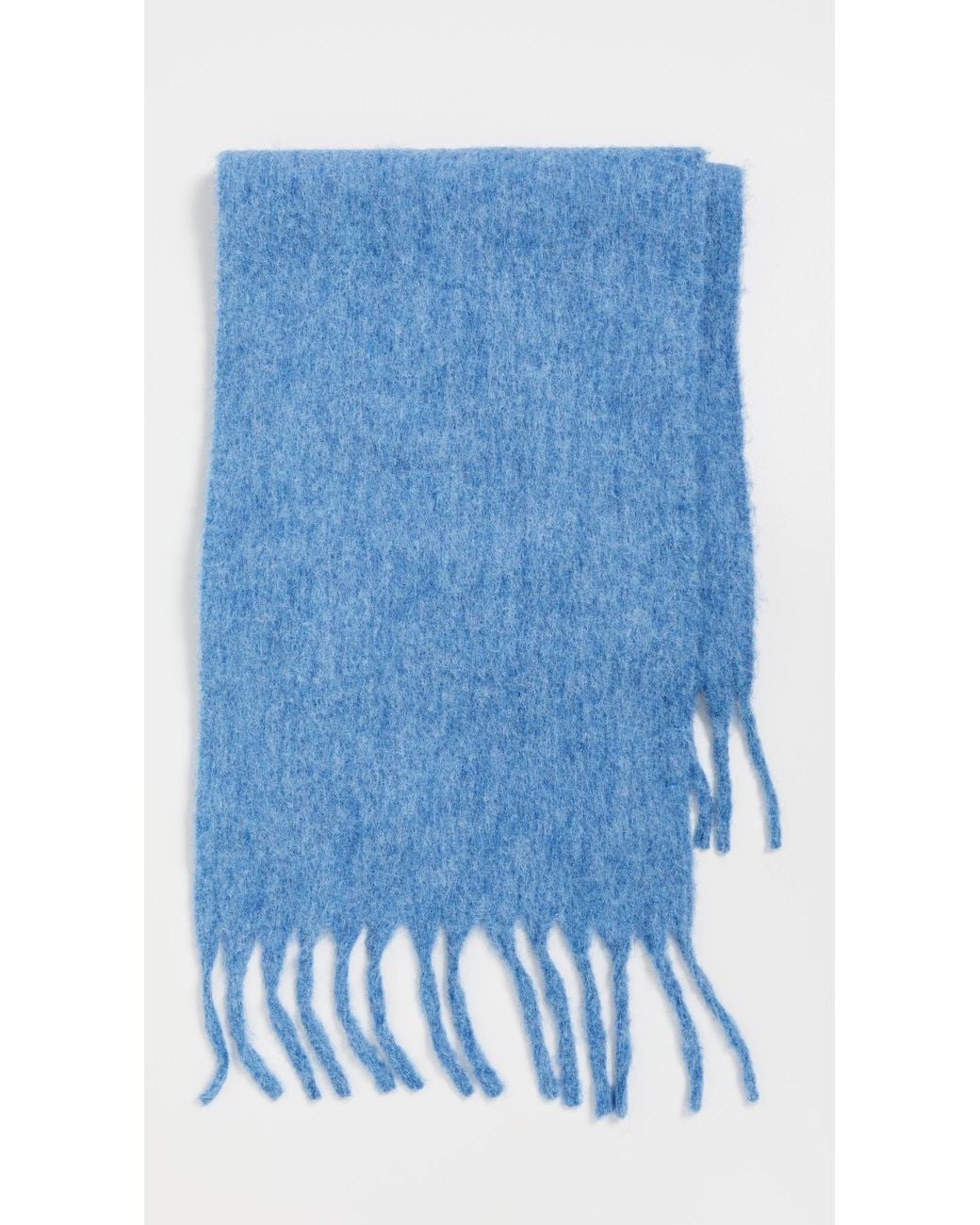 Hat Attack Blue Cozy Solid Scarf