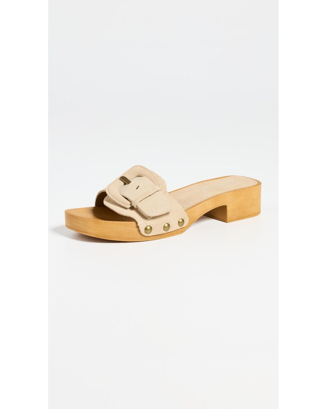 INTENTIONALLY ______ Gray Mar Suede Clogs