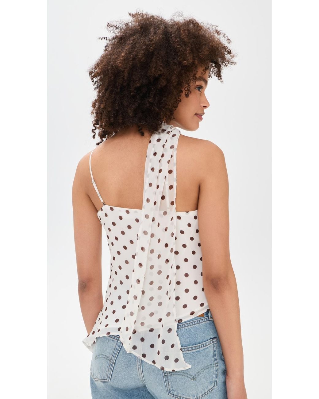 Astr White Adrie Top