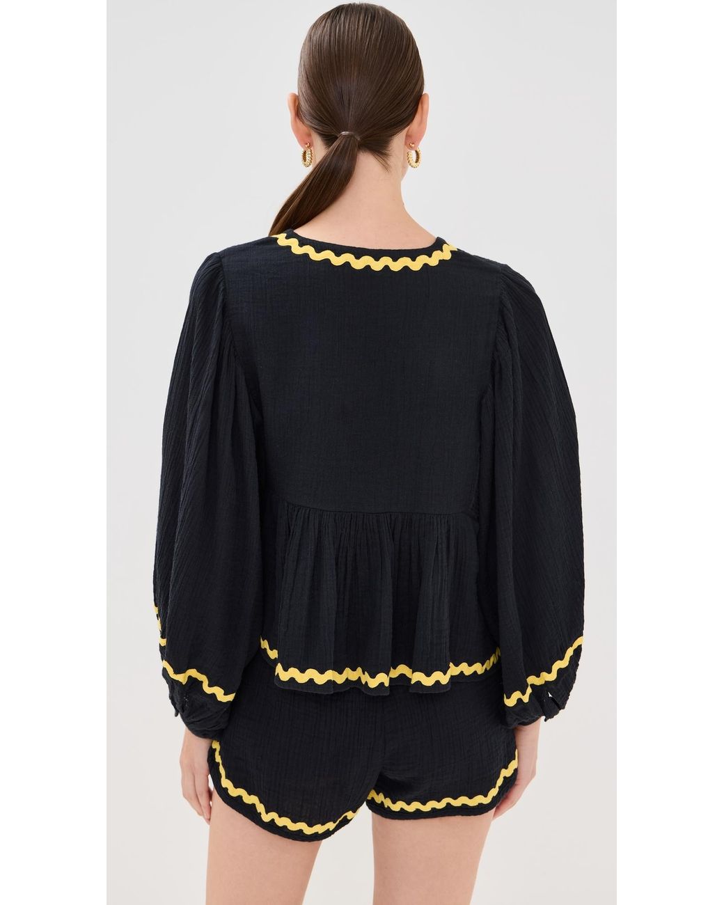Rhode Tops RHODE Renata Top in Black | Lyst