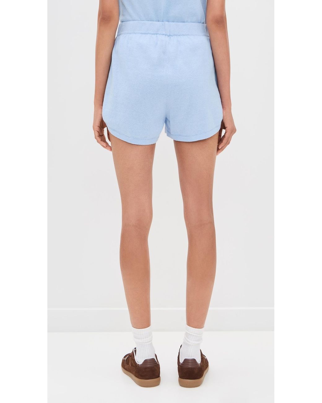 Le Bos Blue Track Shorts
