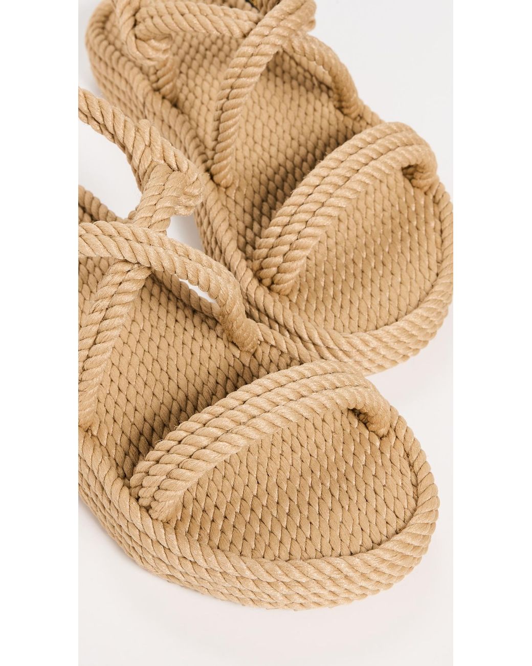 Bohonomad White Bahamas Platform Sandals