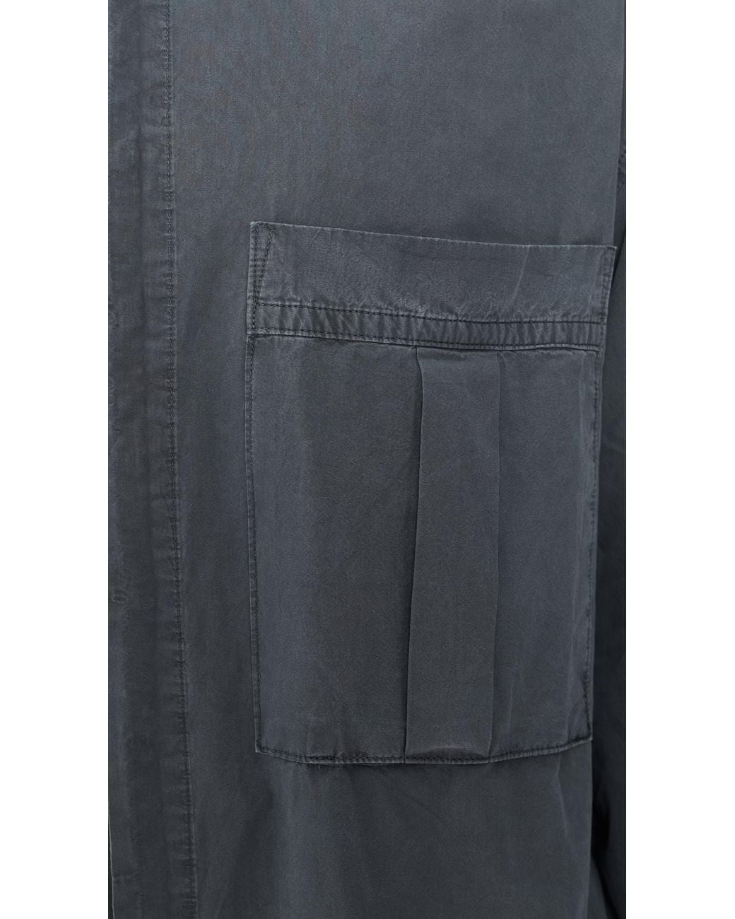 Agolde Blue Clark Front Pocket Button Down Shirt for men