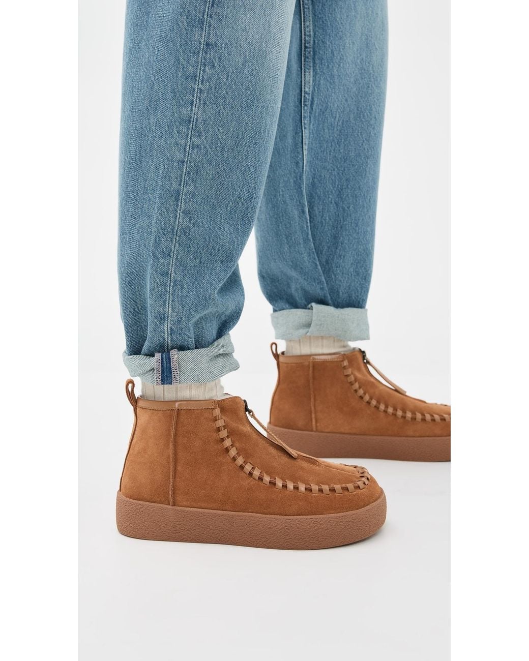 INTENTIONALLY ______ Brown Tam Tam Booties