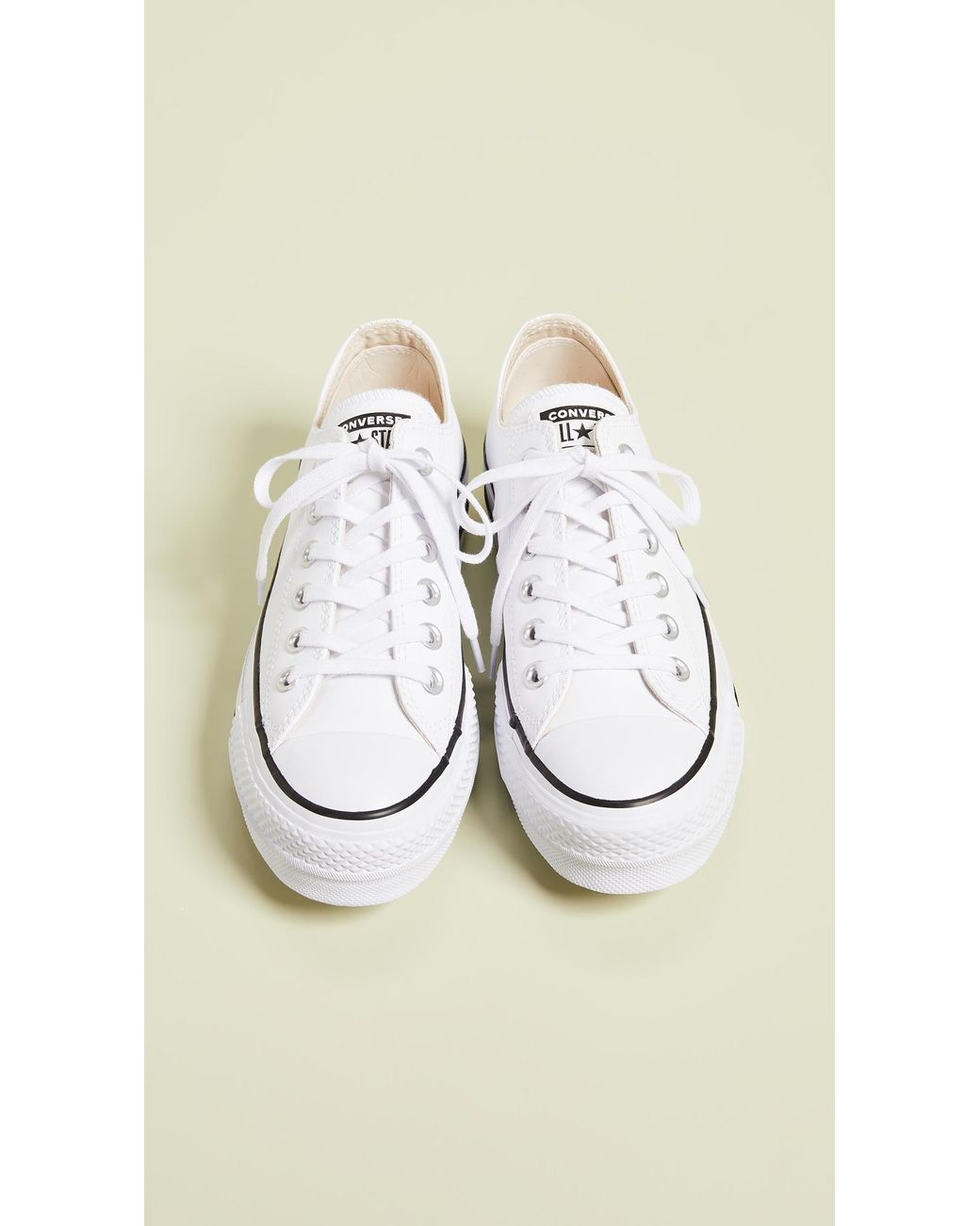 chuck all star lift clean ox sneakers