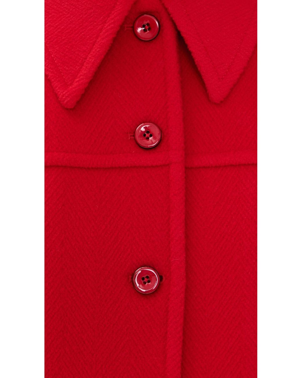 Jil Sander Red Sport Jacket