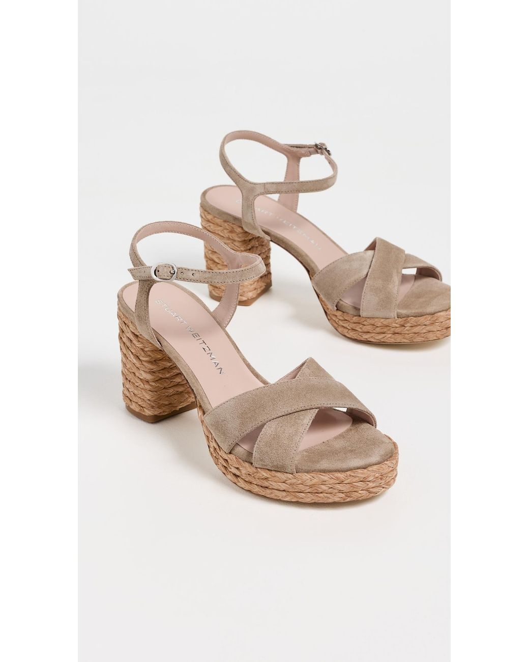 Stuart Weitzman Multicolor Dayna Platform Sandals