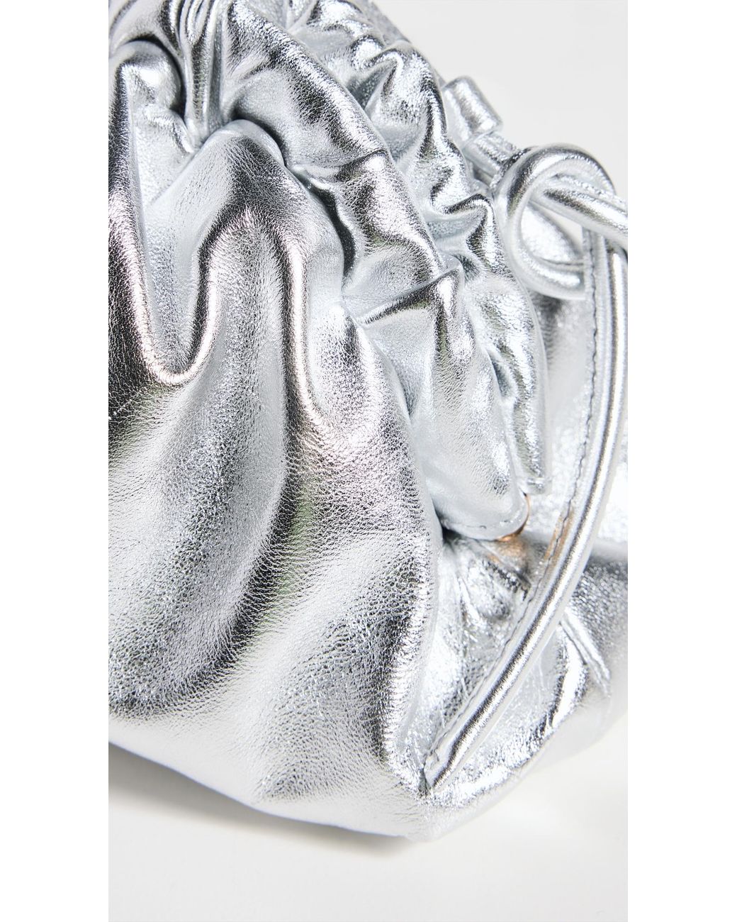 Mansur Gavriel Metallic Mini Cloud Clutch