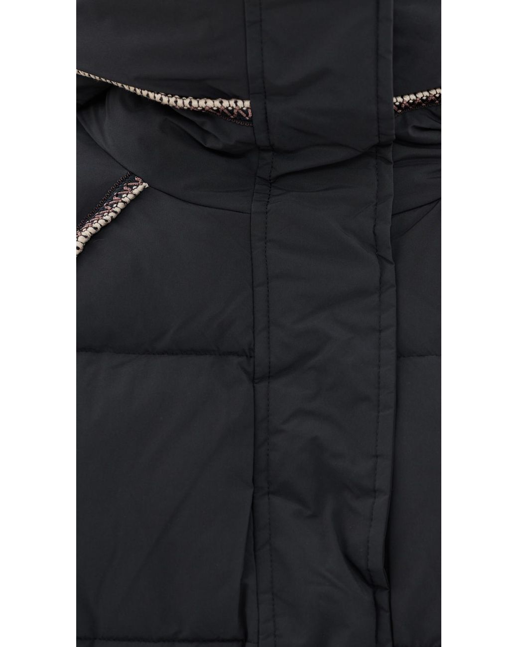 Ugg Black Renly Braid Puffer Jacket