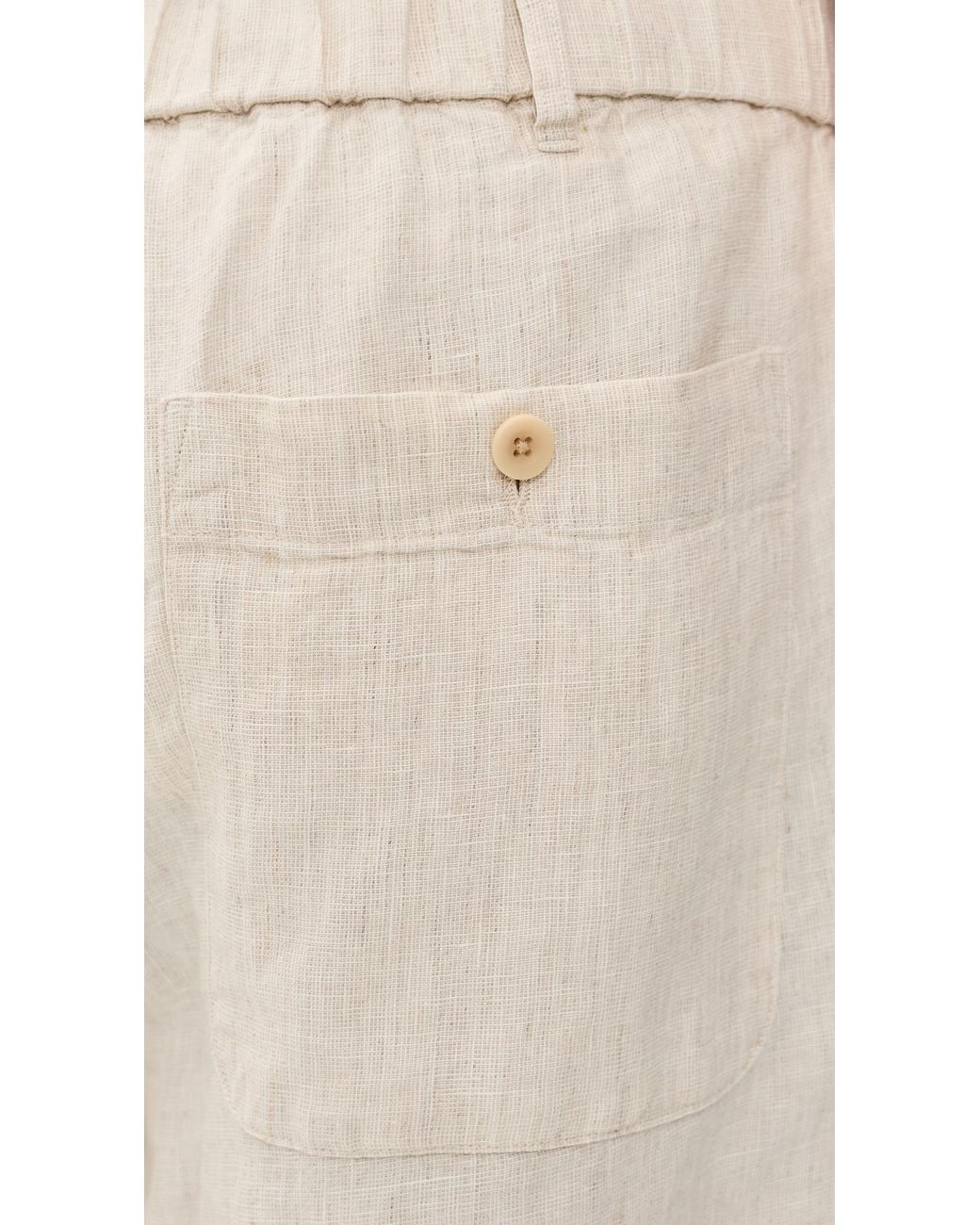 Madewell Natural Linen Back Pants for men