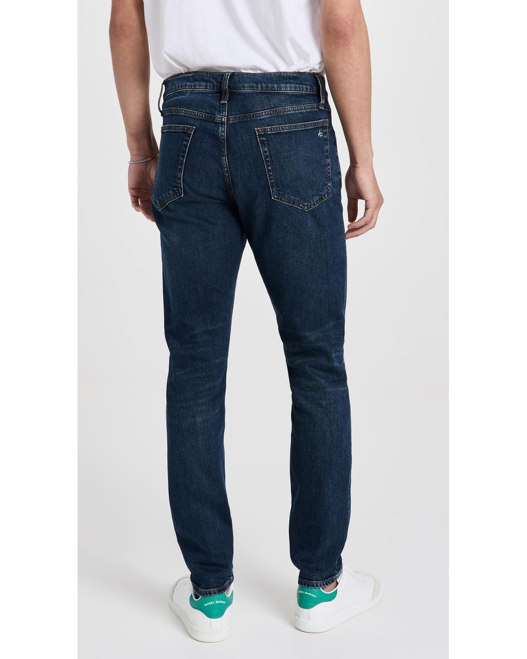 Rag & Bone Blue Fit 2 Authentic Stretch Jeans for men