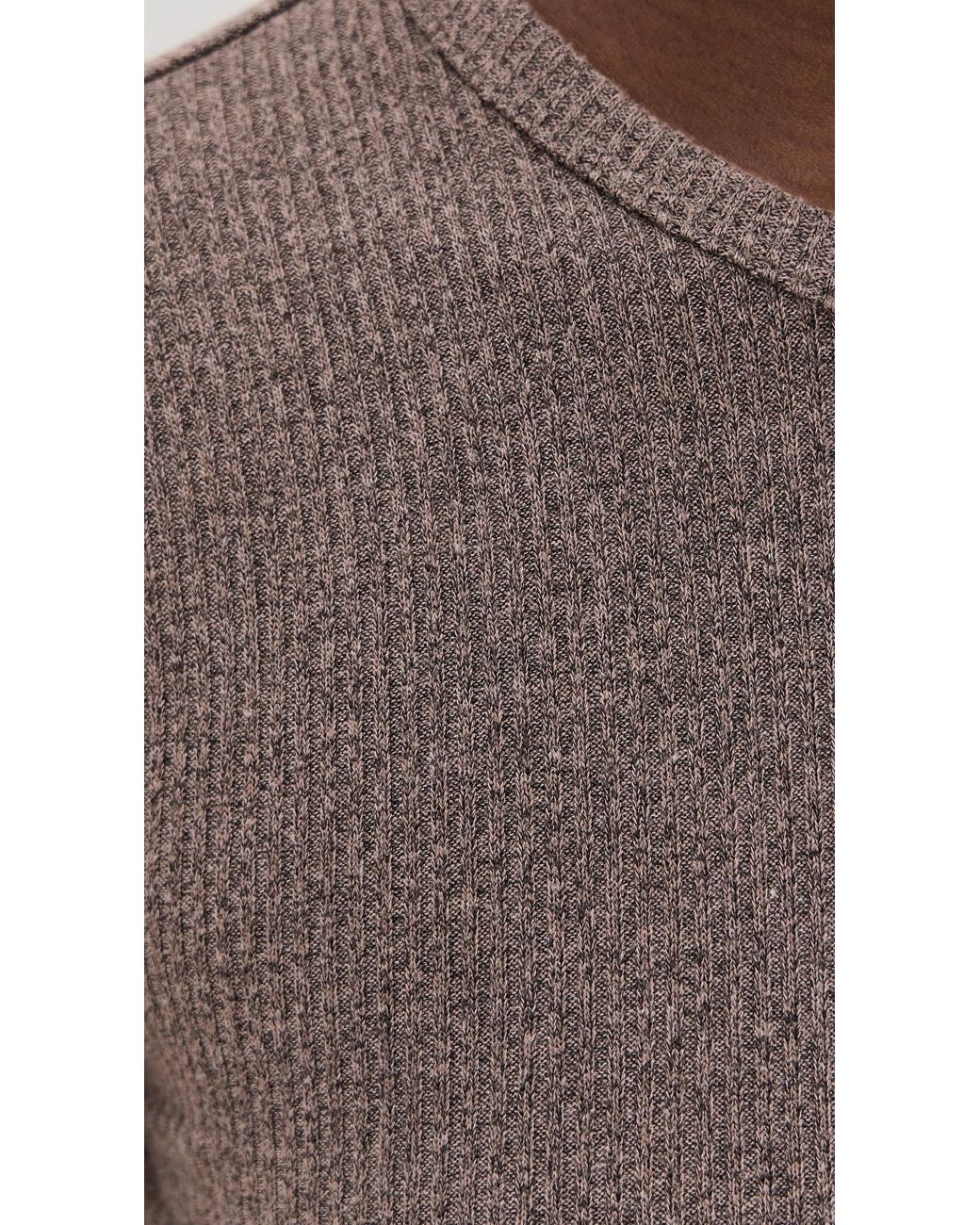 Agolde Brown Delphi Slim Tee