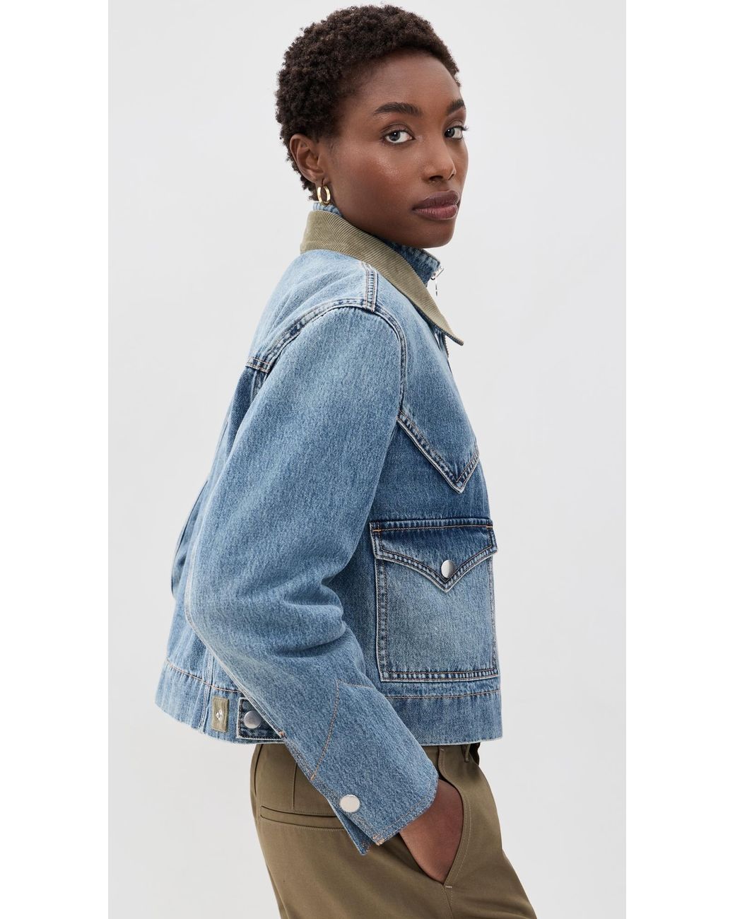 Veronica Beard Blue Wegner Denim Jacket
