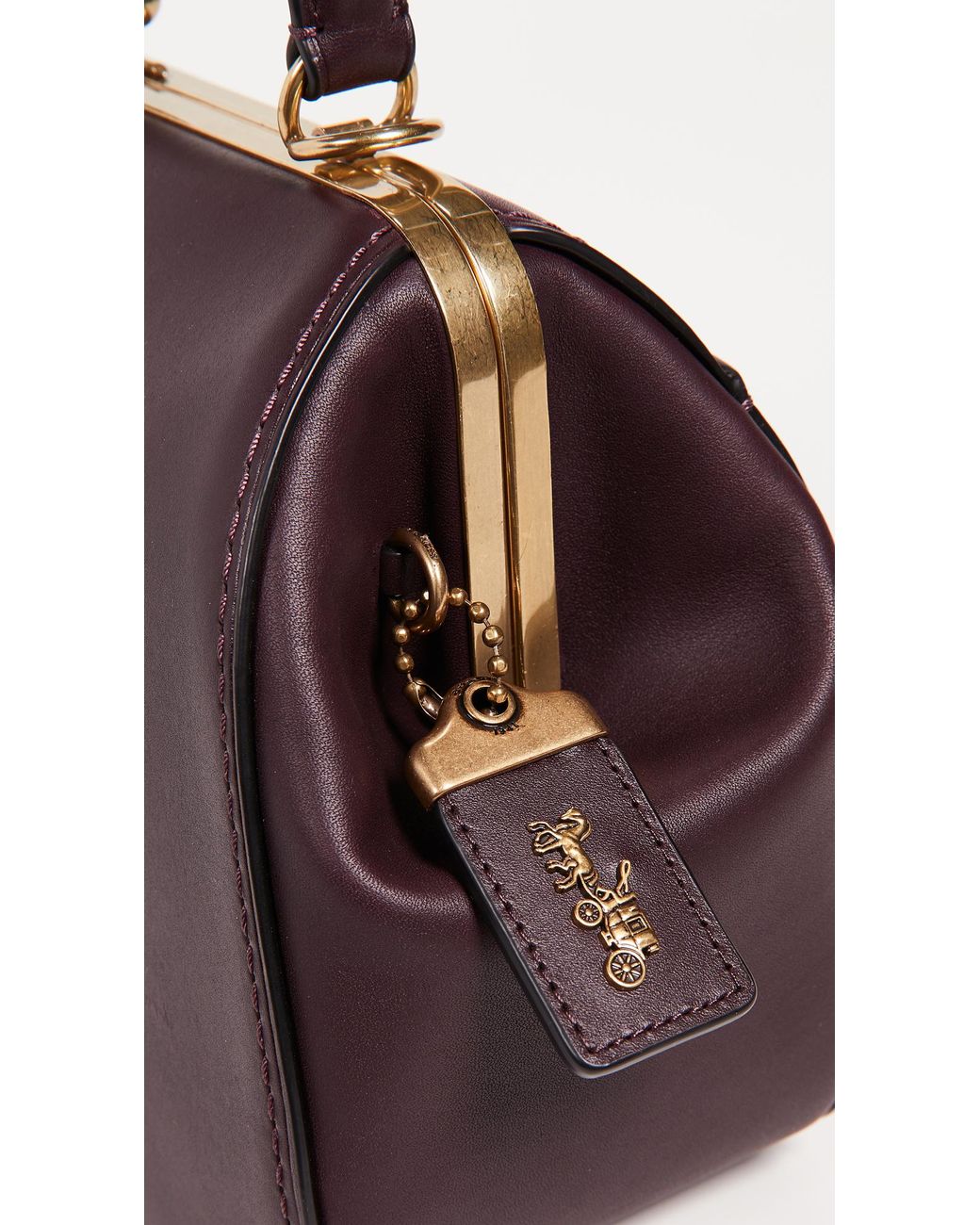 Coach glovetanned frame bag sale