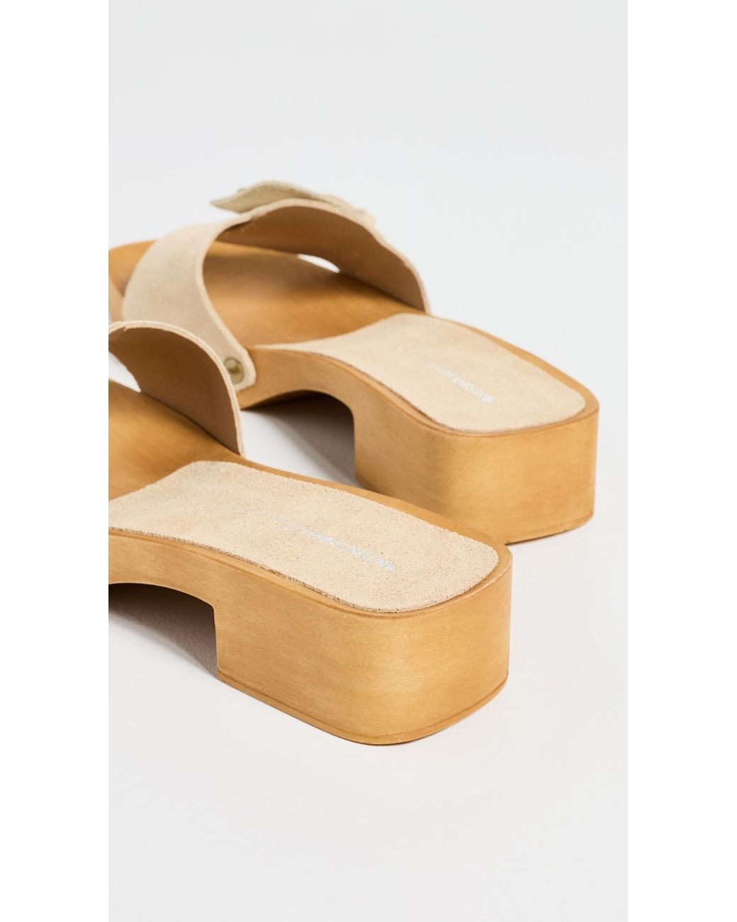 INTENTIONALLY ______ Gray Mar Suede Clogs