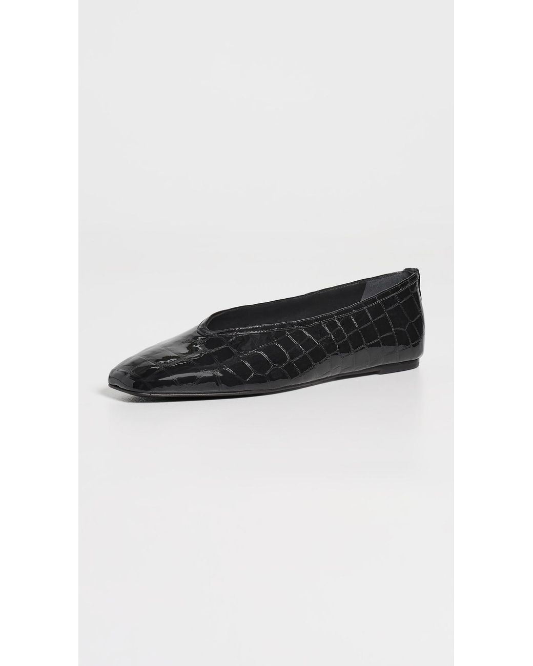 Black Suede Studio Black Ayra Flats