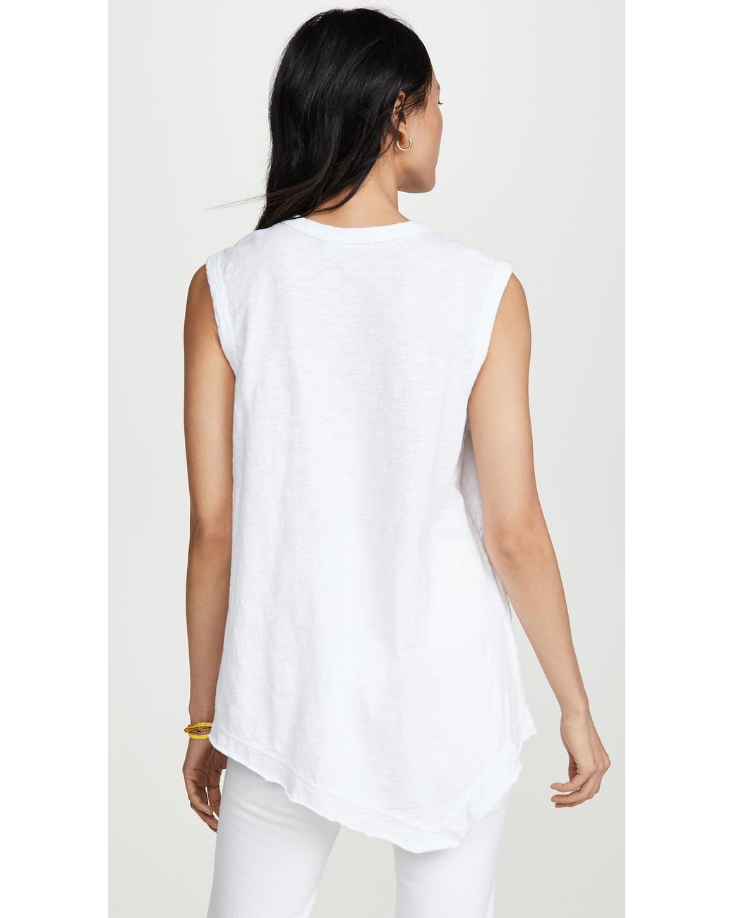 Wilt Easy Shell Tank in White | Lyst