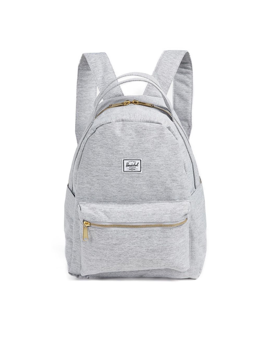 herschel light gray backpack