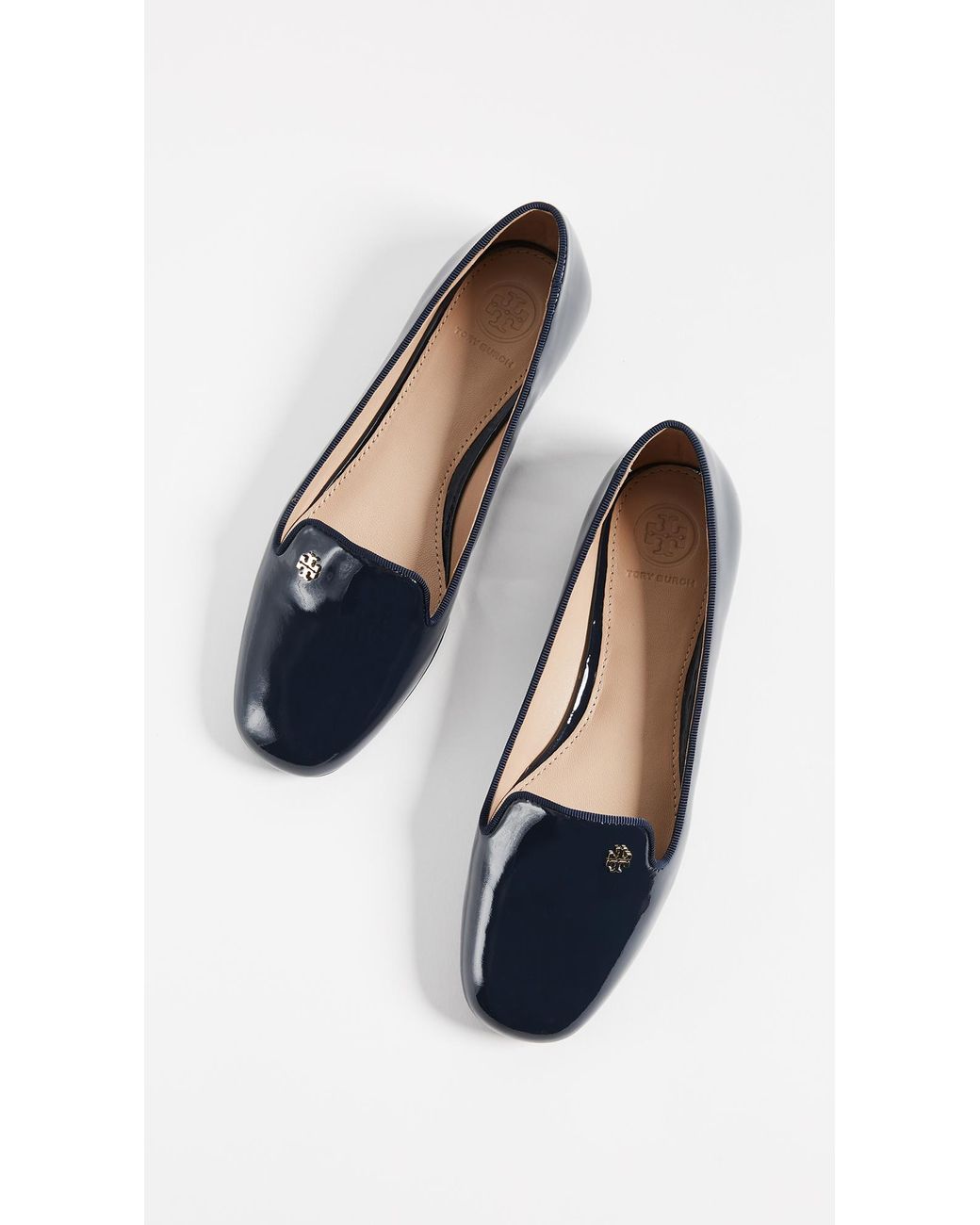 Tory Burch Samantha Smoking Slippers in Blue Lyst