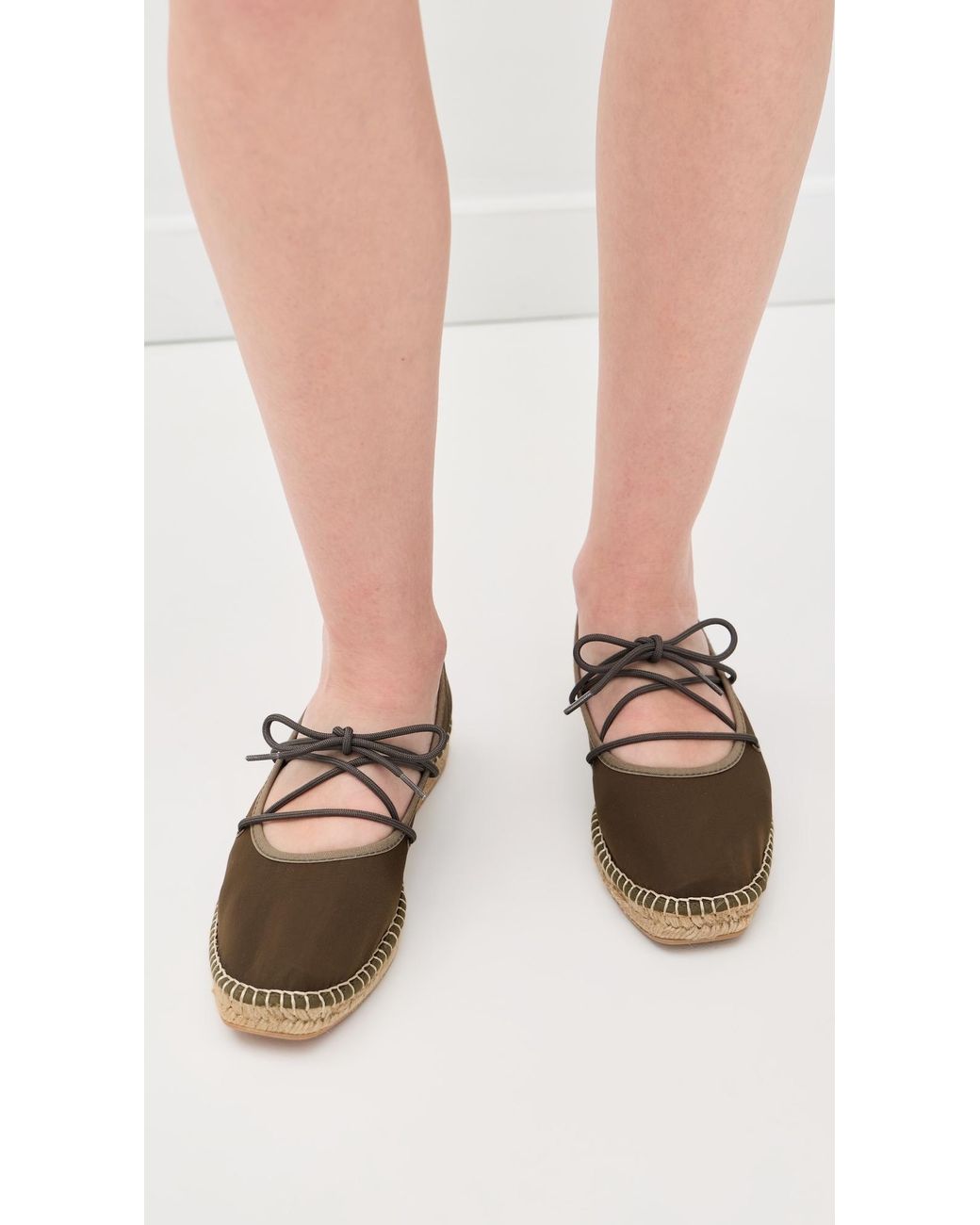 Naguisa Green Basella Espadrilles