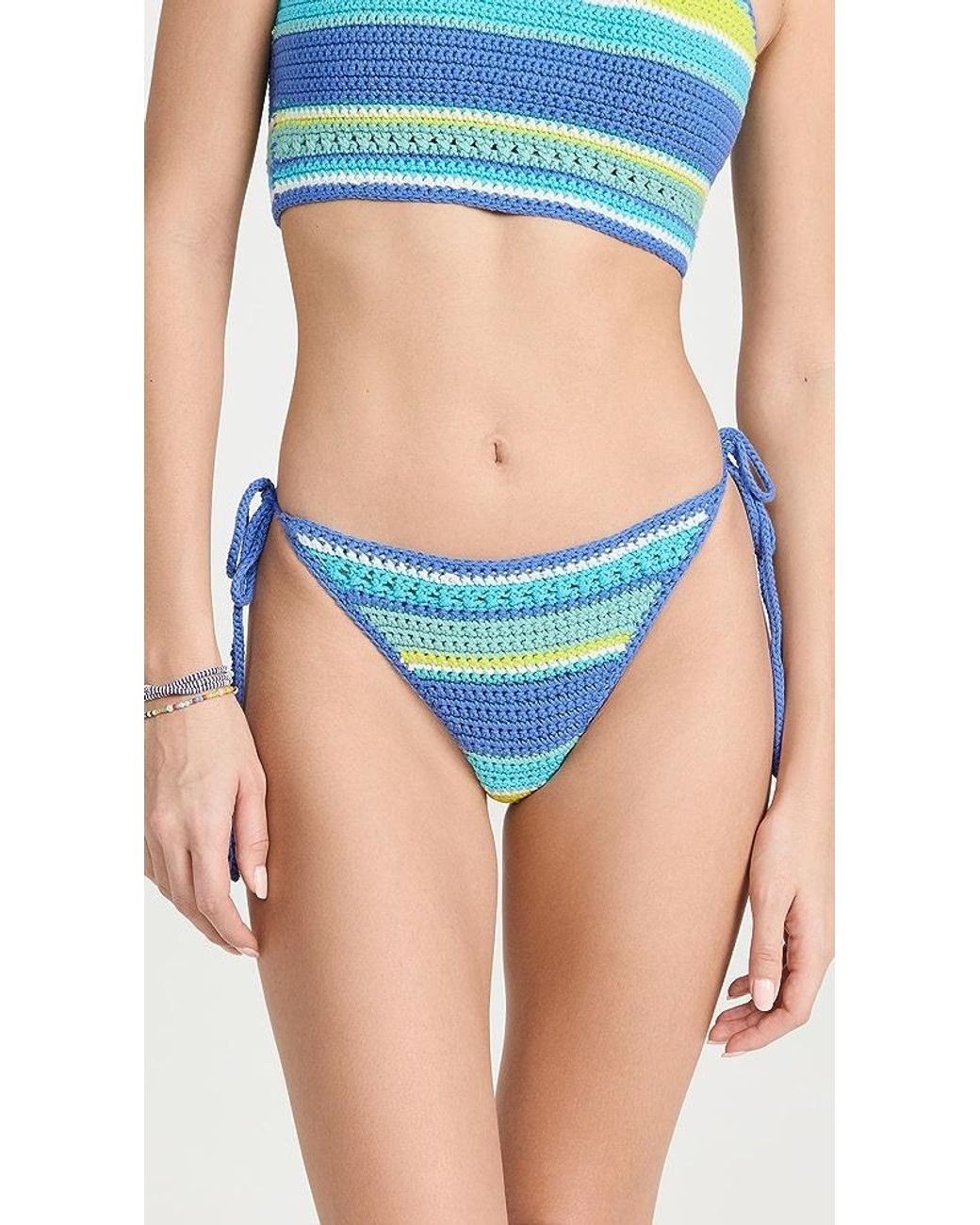 【関税込み】Ganni \"Blue String\" bikini top 関税込み】Ganni 