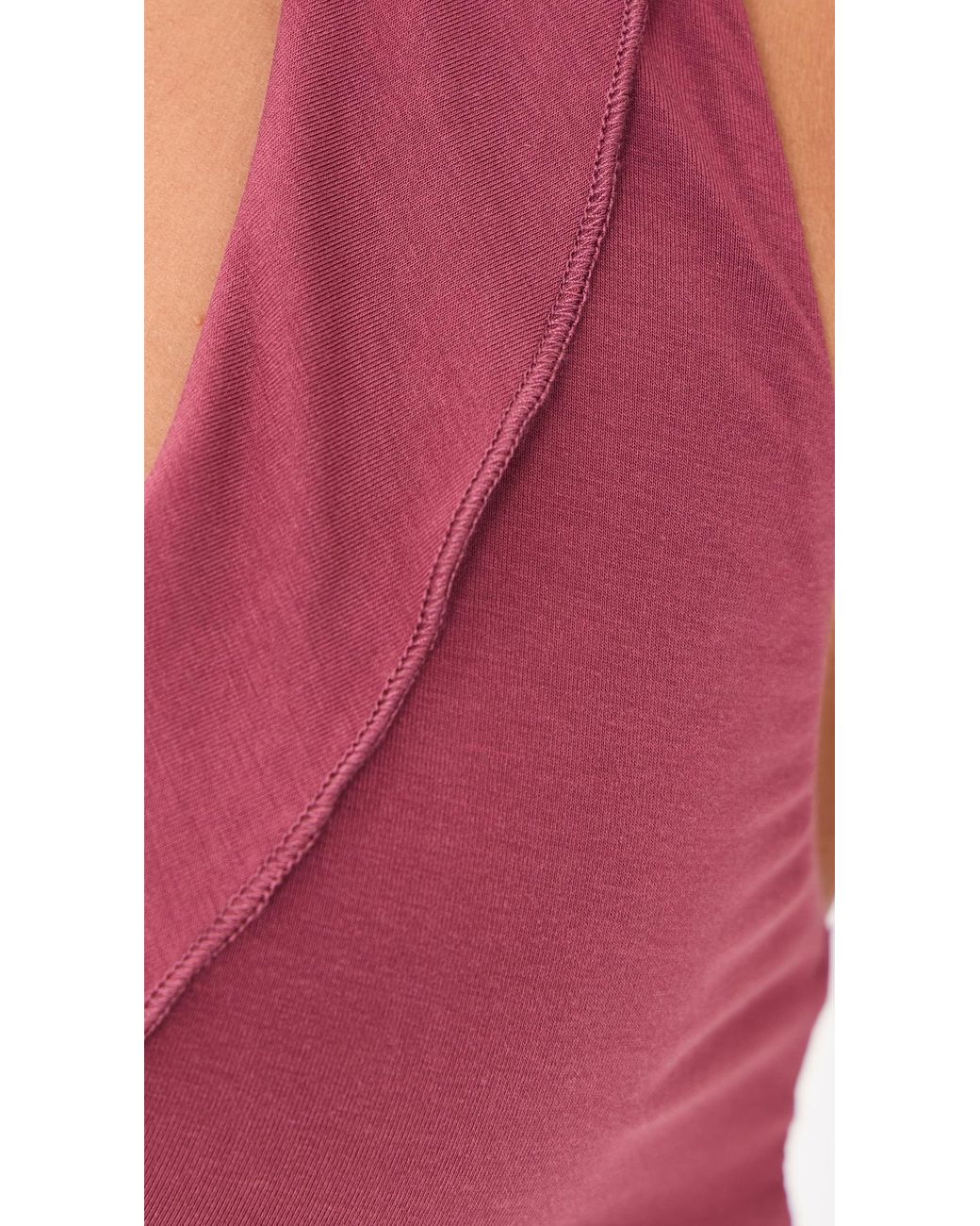 With Jean Red Ruby Top