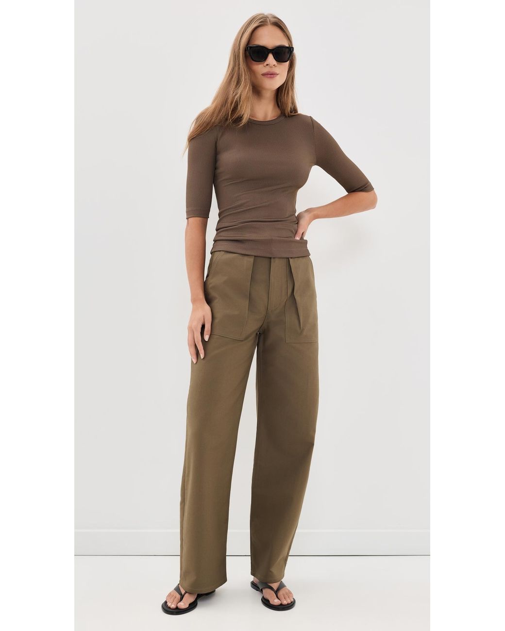 Agolde Brown Saige Tee