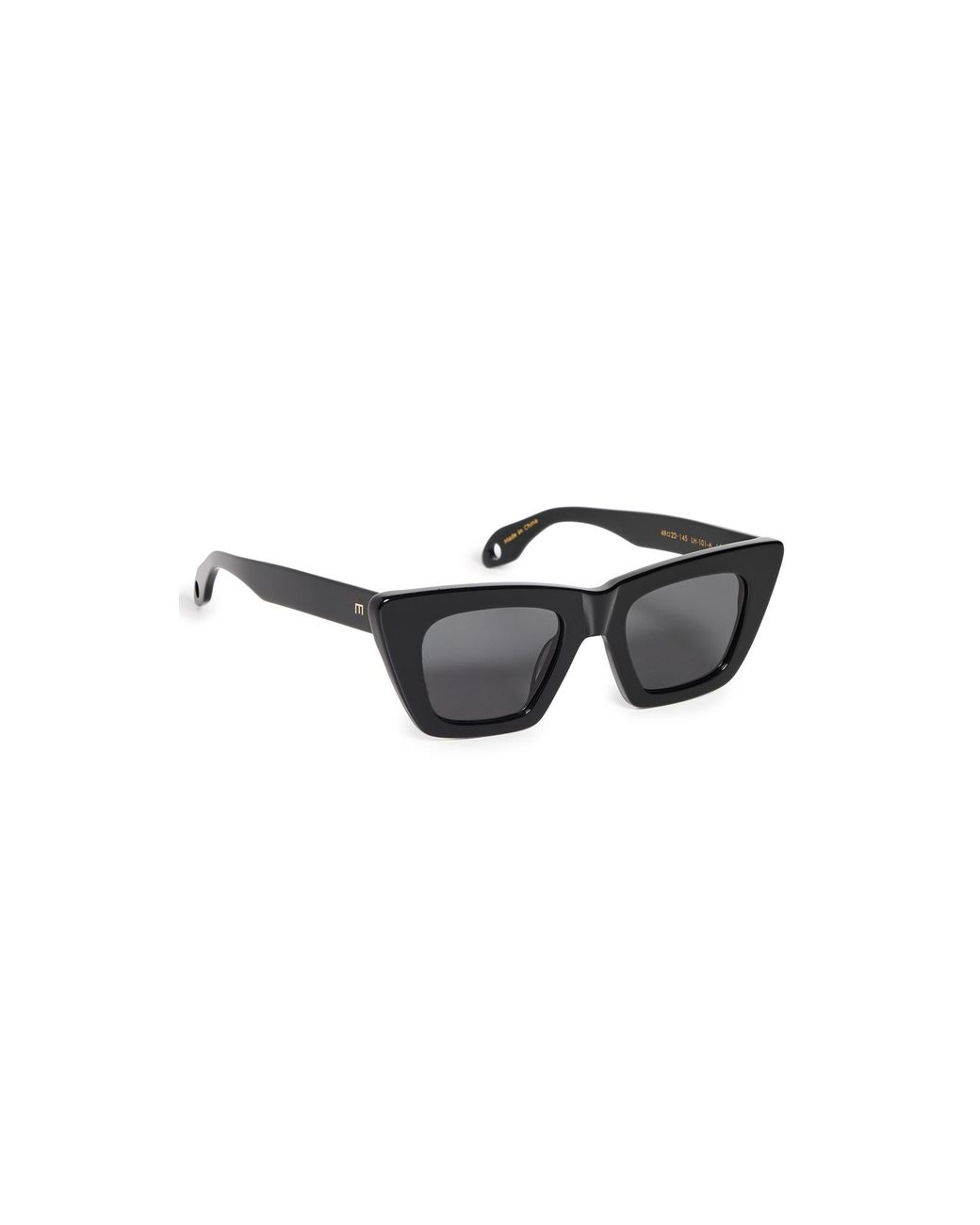 Elisa Johnson Black Lori Sunglasses
