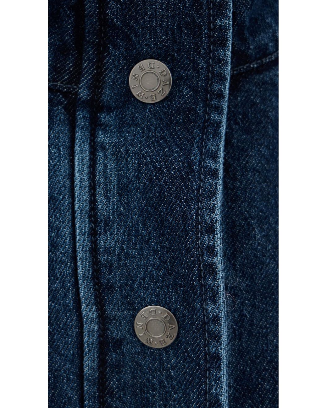 DAZE Blue Phantom Funnel Neck Jacket