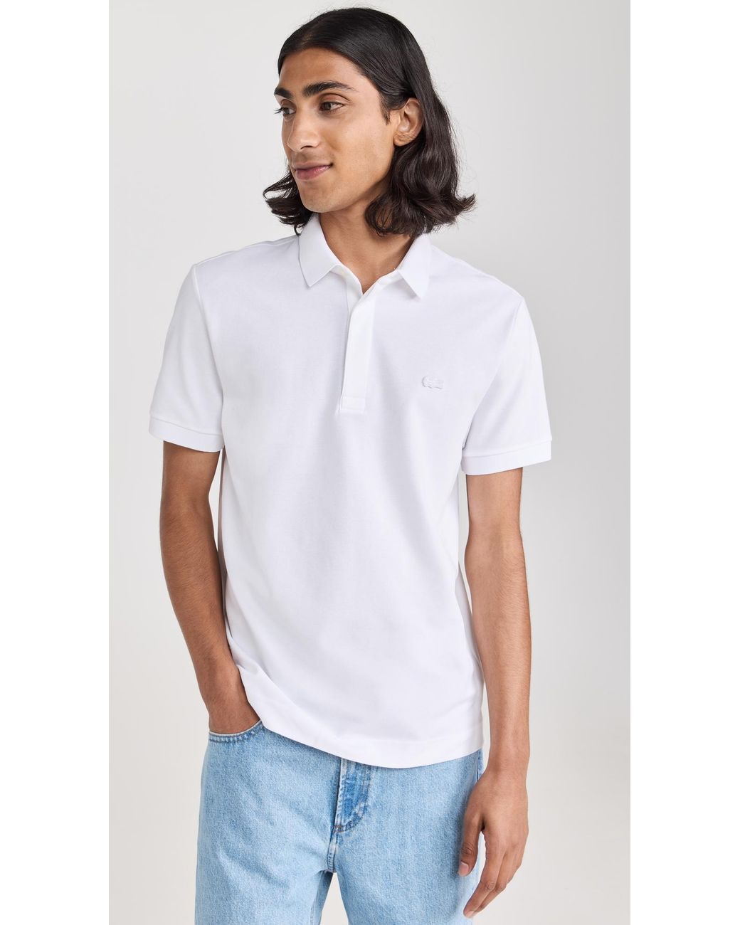 Lacoste Ph5522 Short Sleeve Polo Shirt In White For Men Lyst lacoste-ph5522-short-sleeve-polo-shirt-in-white-for-men-lyst