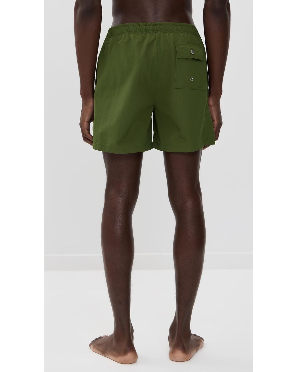 Bather Green Solid Swim Trunks 5.5 for men