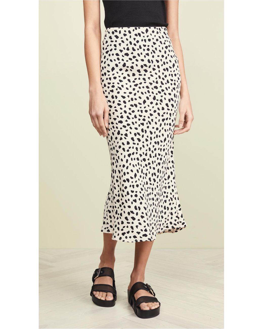 leopard dot skirt