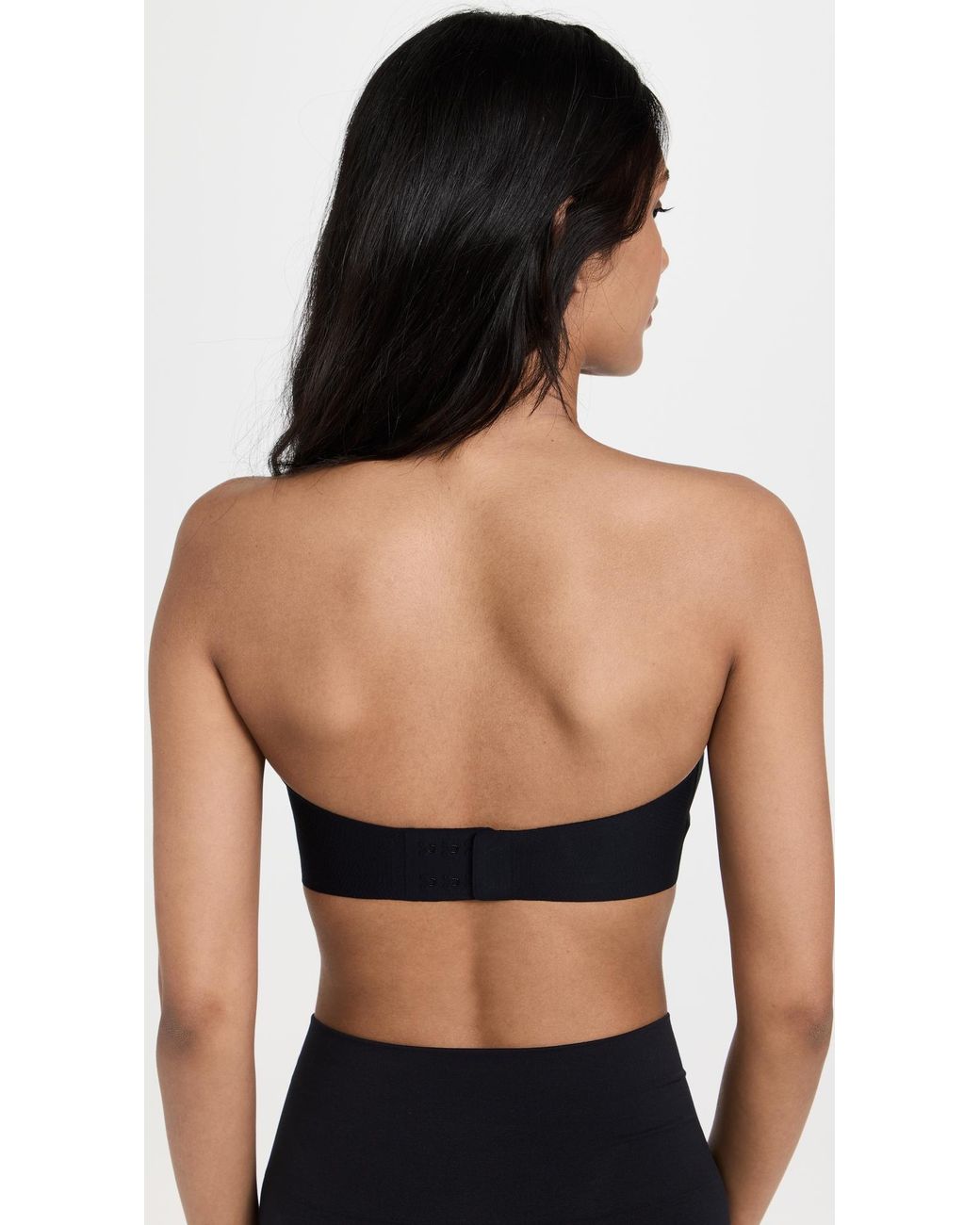 Commando Black Butter Soft Support Strapless Bralette