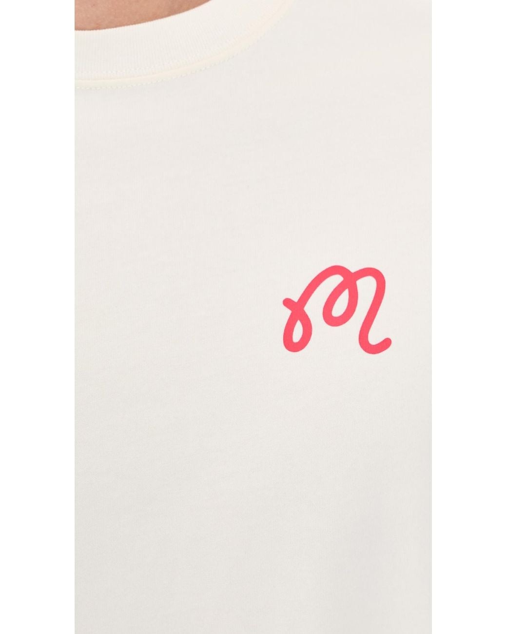 Malbon White Bermuda Benchmark Tee for men
