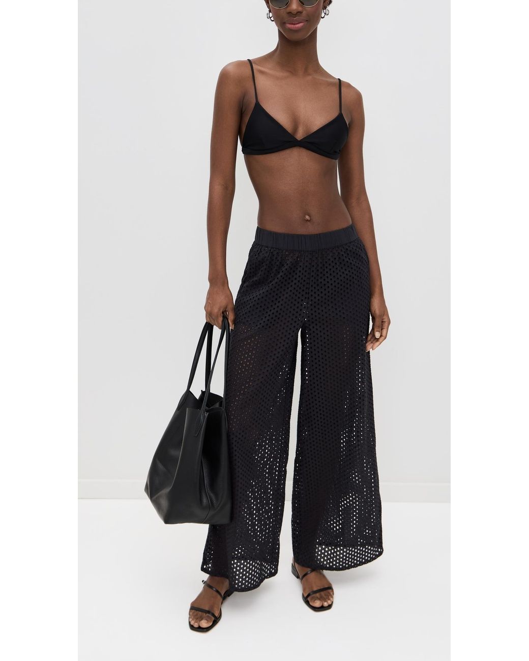 Solid & Striped Black The Delaney Pants